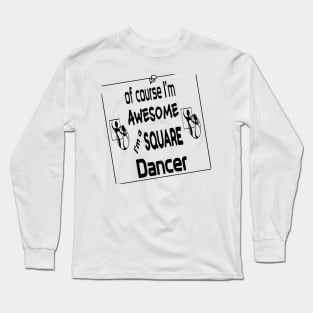 SQD Awesome BLK Long Sleeve T-Shirt